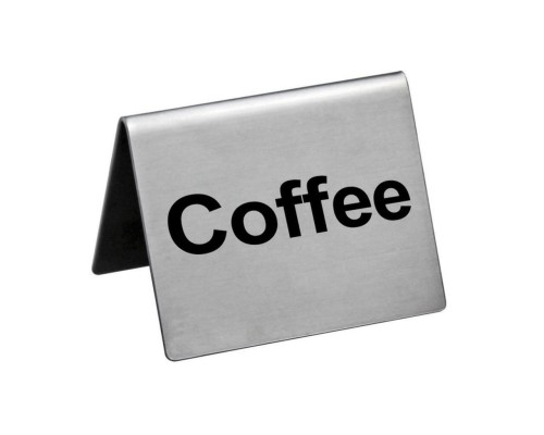 Табличка "Coffee" 5*4 см, сталь, P.L. Proff Cuisine