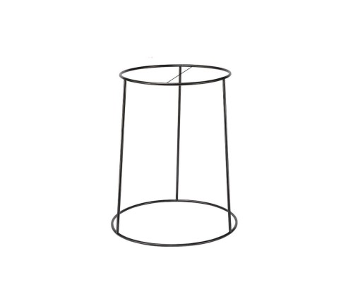 Подставка фуршетная стойка d 21,5/25 см h30 см круглая прут черная металл P.L. Proff Cuisine