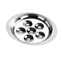 Блюдо для подачи улиток 6 ячеек 19,3*16,5*2,6 см нерж. P.L. Proff Cuisine