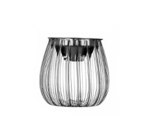 Пепельница d 11,5 см h11 см стекло с металл. вставкой P.L.-Barbossa