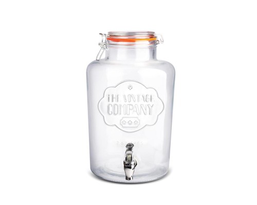 Банка емкость с краном 7,5 л "Vintage" стекло d 19,8 см h33,7 см P.L. Proff Cuisine