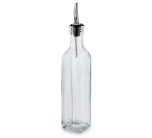 Бутылка графин для масла и уксуса 270 мл с дозатором 4,7*4,7 см h26,5 см стекло P.L.