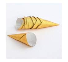 Конус-тарталетка алюминиевая 5,8*2,2 см, золотая, 7500 шт, Garcia de PouИспания