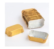 Тарталетка алюминиевая 4,7*3,7*1,5 см, золотая, 1000 шт, Garcia de PouИспания