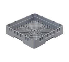 Кассета для мойки столовых приборов без перегородок (дно - мелкая сетка) 50*50*10 см, P.L.