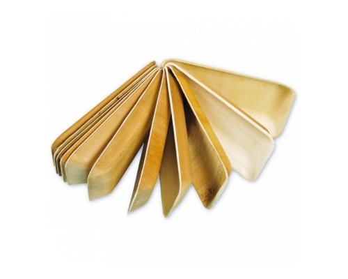 Тарелка прямоугольная из пальмовых листьев 24*24*2 см, 25 шт, Garcia de PouИспания