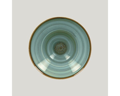 Глубокая тарелка RAK Porcelain Twirl Lagoon 480 мл, 26*9 см