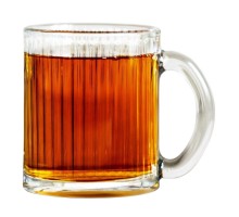 Кружка 320 мл прозрачная "Вертикаль" Optical стекло d 8 см h9,3 см ОСЗ [24]