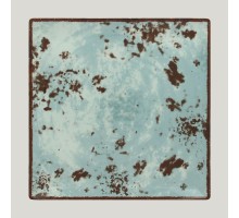 Тарелка RAK Porcelain Peppery квадратная 30*30 см, h 2 см, голубой цвет
