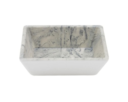 Соусник  50 мл 8,4*6,4 см h3 см прямоуг. Streamer Grey пластик меламин P.L. Proff Cuisine