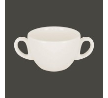 Бульонница с двумя ручками RAK Porcelain Barista 280 мл, h 6,3 см
