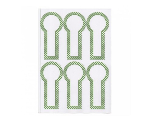 Этикетка бумажная самоклеящаяся белая, 6*12,5 см, 100 листов, 6 наклеек/лист Garcia De Pou