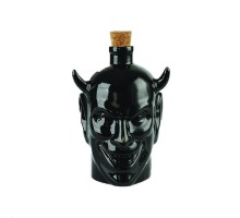 Бутылка графин 0,67 л "Damn Black" d 11,5 см h17 см керамика B'Guys P.L.- Barbossa