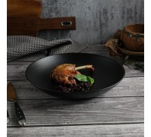 Салатник 850 мл d 25,5 см h4,5 см Black Sand Fine Plus Noble [1]