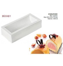 Форма кондитерская Silikomart BUCHE/1 25*9 см, h 7 см, силикон, Италия