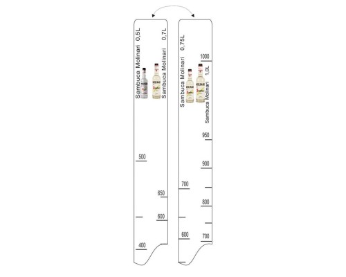 Барная линейка Molinari самбука (500мл/700мл/750мл/1л), P.L. Proff Cuisine