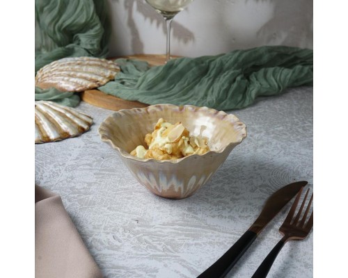 Салатник 200 мл d 11,3 см h8 см Pearl Coral Flower Frutti di Mare P.L. [4]