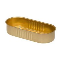 Банка для подачи жестяная овальная 15,5*7 см h2 см P.L.