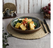 Салатник 500 мл 22,9*21,5 см h3,2 cм Village Purple New Brown Taiga P.L. [4]