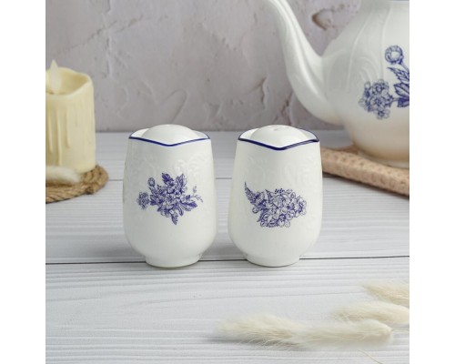 Набор для специй 2 предмета Солонка/Перечница d 5,1 см h7,3 см Sea Flower P.L. Proff Cuisine [1]