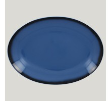 Блюдо овальное RAK Porcelain LEA Blue (синий цвет) 32 см