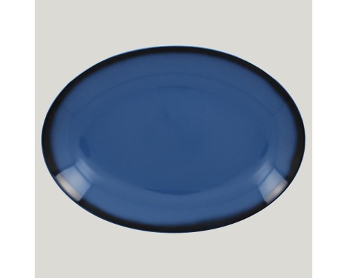 Блюдо овальное RAK Porcelain LEA Blue (синий цвет) 32 см
