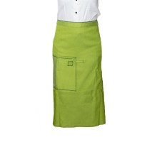 Фартук с карманом с оторочкой, фисташковый