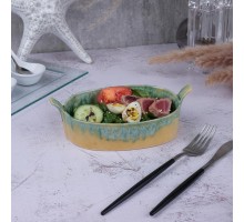 Блюдо для подачи 19,5*11,2 см h4,4 см 450 мл с ручками Green Frutti di Mare P.L. [1]