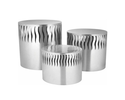 Подставка фуршетная стойка 21,8*16 см h15,5 см овал перфорация нерж. P.L. Hotelware