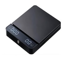 Весы кофейные портативные E-SMART SCALE (ESPRESSO) черные 0,3-2000гр батарея 1200 mAH ZeroHero