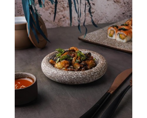 Блюдо круглое d 15 см h3,5 см Brown Untouched Taiga P.L. Proff Cuisine [1]