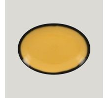 Блюдо овальное RAK Porcelain LEA Yellow 32 см (желтый цвет)