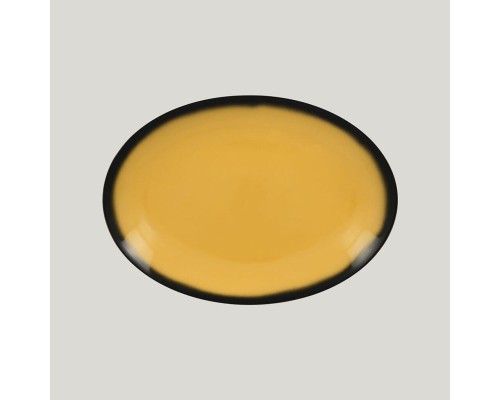 Блюдо овальное RAK Porcelain LEA Yellow 32 см (желтый цвет)
