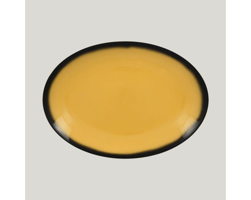 Блюдо овальное RAK Porcelain LEA Yellow 36 см (желтый цвет)