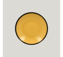 Тарелка-салатник RAK Porcelain LEA Yellow 26 см, высота 5 см, 1,2 л (желтый цвет)