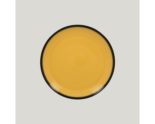 Тарелка круглая RAK Porcelain LEA Yellow 27 см (желтый цвет)