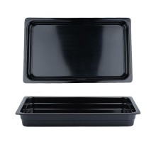 Гастроемкость 1/1 h65 мм пластик меламин 528*320*65 мм 9 л Black P.L. Proff Cuisine