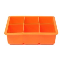 Форма для льда "Куб" 6 ячеек силикон, ячейка 5*5 см P.L.- Barbossa