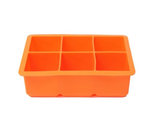 Форма для льда "Куб" 6 ячеек силикон, ячейка 5*5 см P.L.- Barbossa