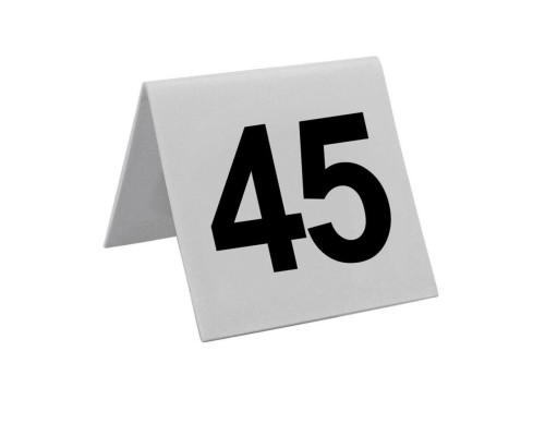 Табличка "Номера" (26-50) 7,5*7,5 см, пластик, P.L. Proff Cuisine