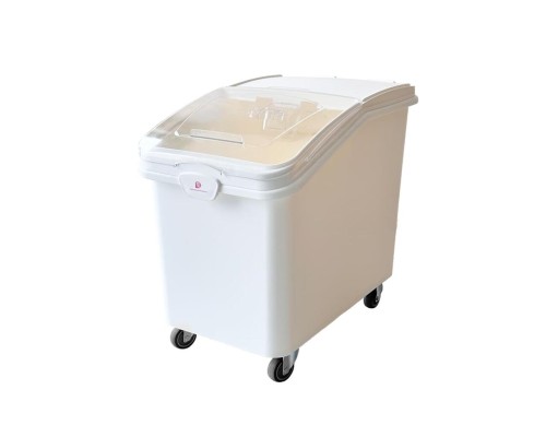 Контейнер для продуктов 120 л передвижной с откидной крышкой пластик P.L. Proff Cuisine