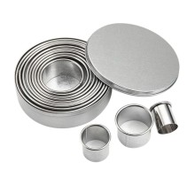 Набор форм-резаков "Кольцо" 12 шт 30/37/47/54/65/72/80/87/94/102/110/118 мм h3,2 см алюм. P.L.