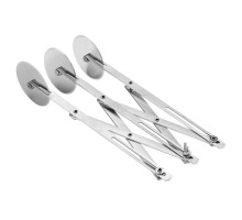 Нож роликовый для теста раздвижной, 3 лезвия, 24 см нерж. P.L. Proff Cuisine