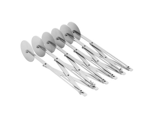 Нож роликовый для теста раздвижной, 6 лезвий, 62 см нерж. P.L. Proff Cuisine