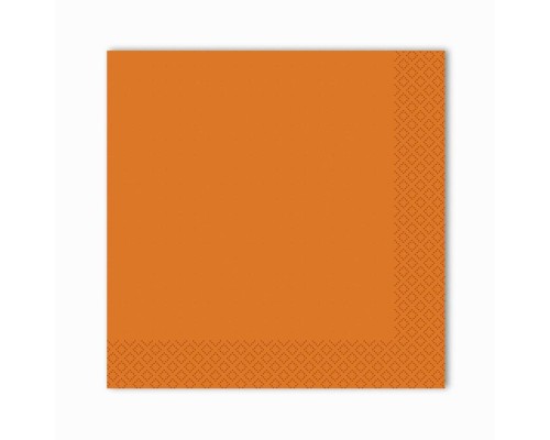 Салфетки Gratias однослойные 24*24 см оранжевые, 400 шт/уп, сложение 1/4