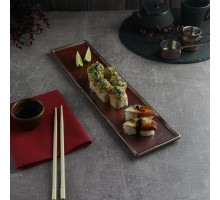 Блюдо прямоугольное 41*10,5 см h1,5 см Antic Copper Panasia P.L. [6]