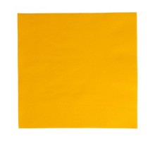 Салфетка бумажная двухслойная желтая, 40*40 см, 100 шт