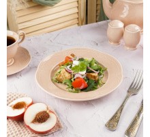 Тарелка d 23 см h2,3 см Aristocrat Peach Tea Noble [6]