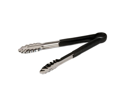 Щипцы универсальные 30 см нерж. черные с мягкими пласт. вставками P.L. Proff Cuisine