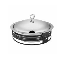 Блюдо для подачи с крышкой d 36 h22 см 5 л на подставке P.L. Hotelware